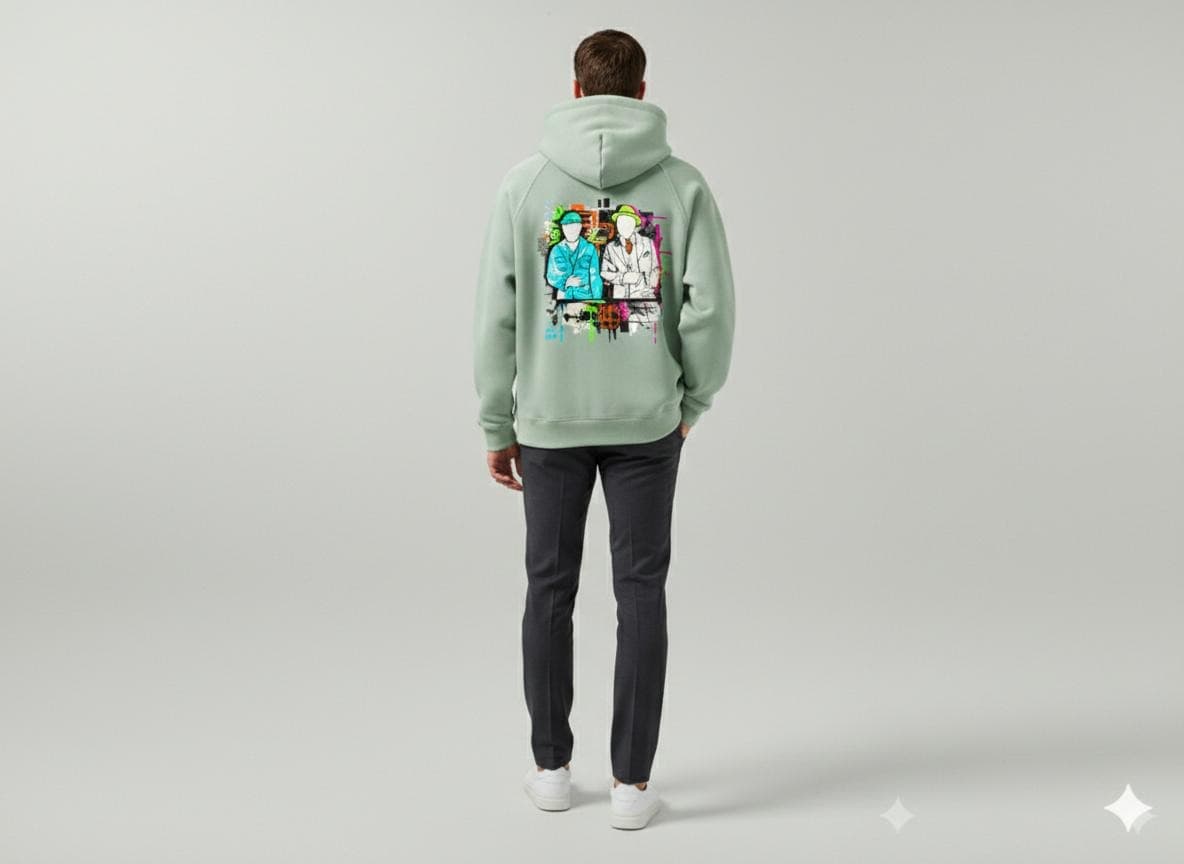 Graphic sweater