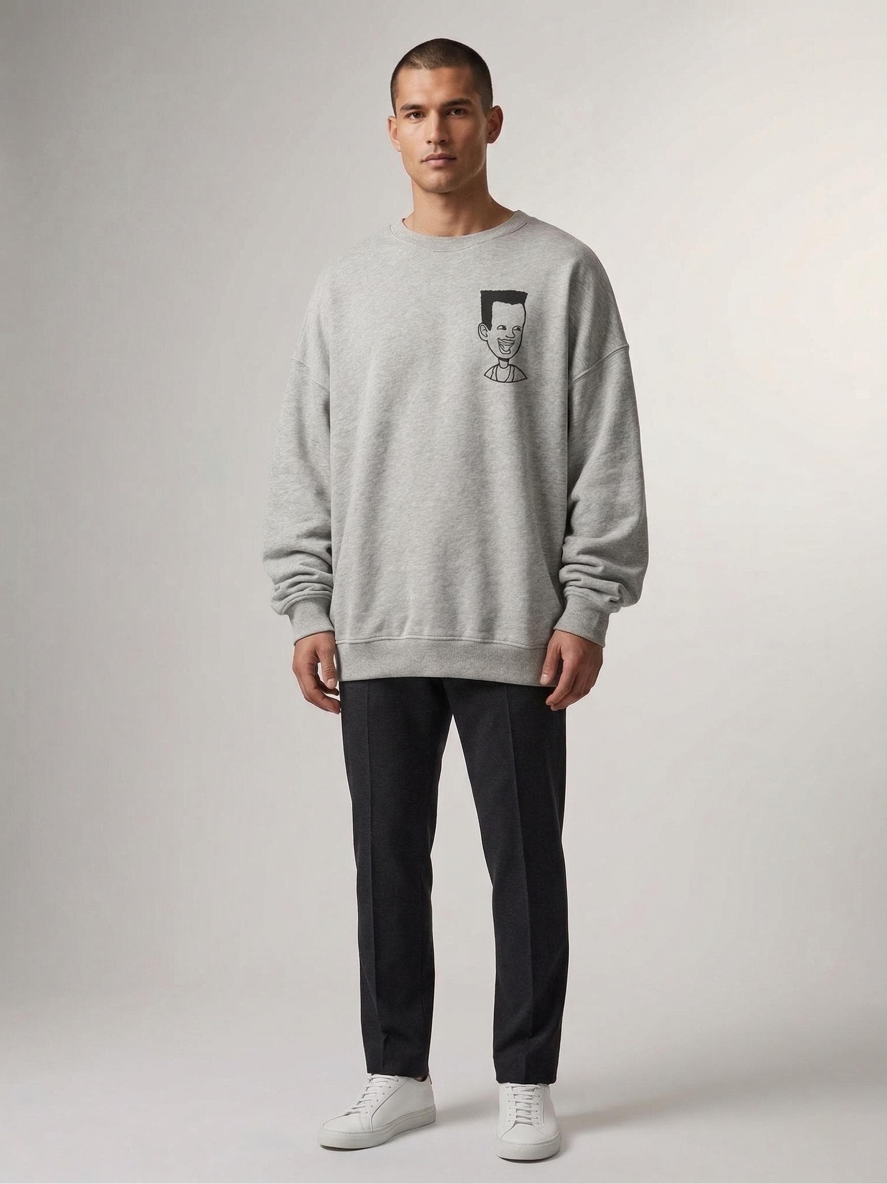 Grey logo seater